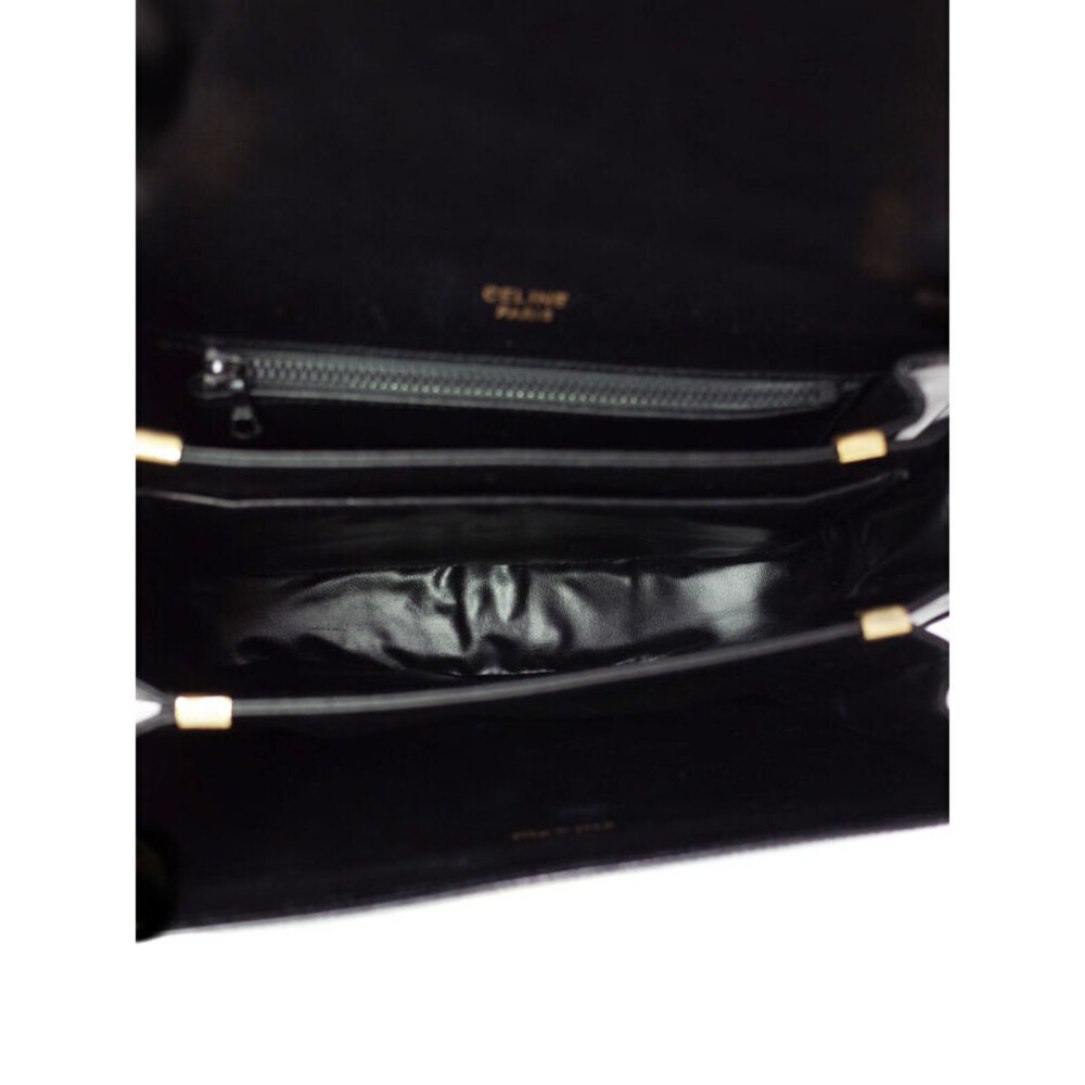 Celine Leather Horse Carriage Shoulder Bag Black - Picture 3 of 9